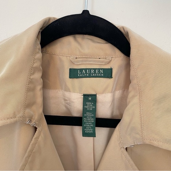 Lauren Ralph Lauren Beige Trench Coat - Picture 2 of 5